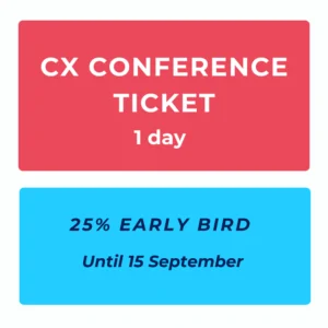 CX Conference day ticket at the CX Conference Chisinau 2026